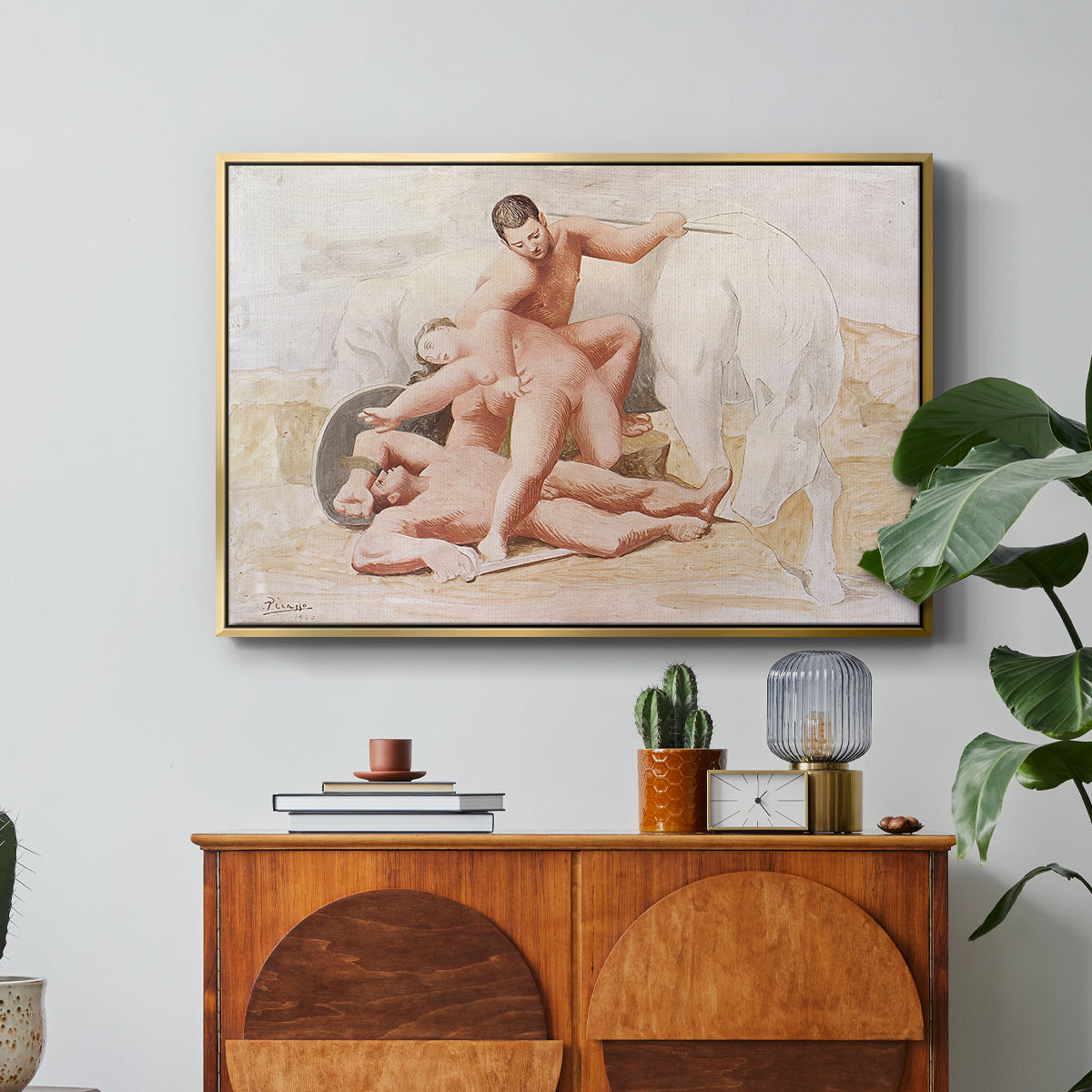 The Abduction, 1920 - Floater Framed Canvas Print