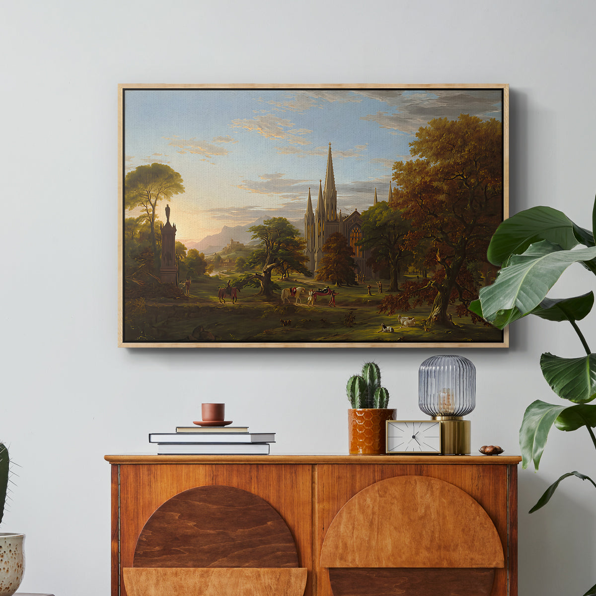 The Return, 1837 - Floater Framed Canvas Print