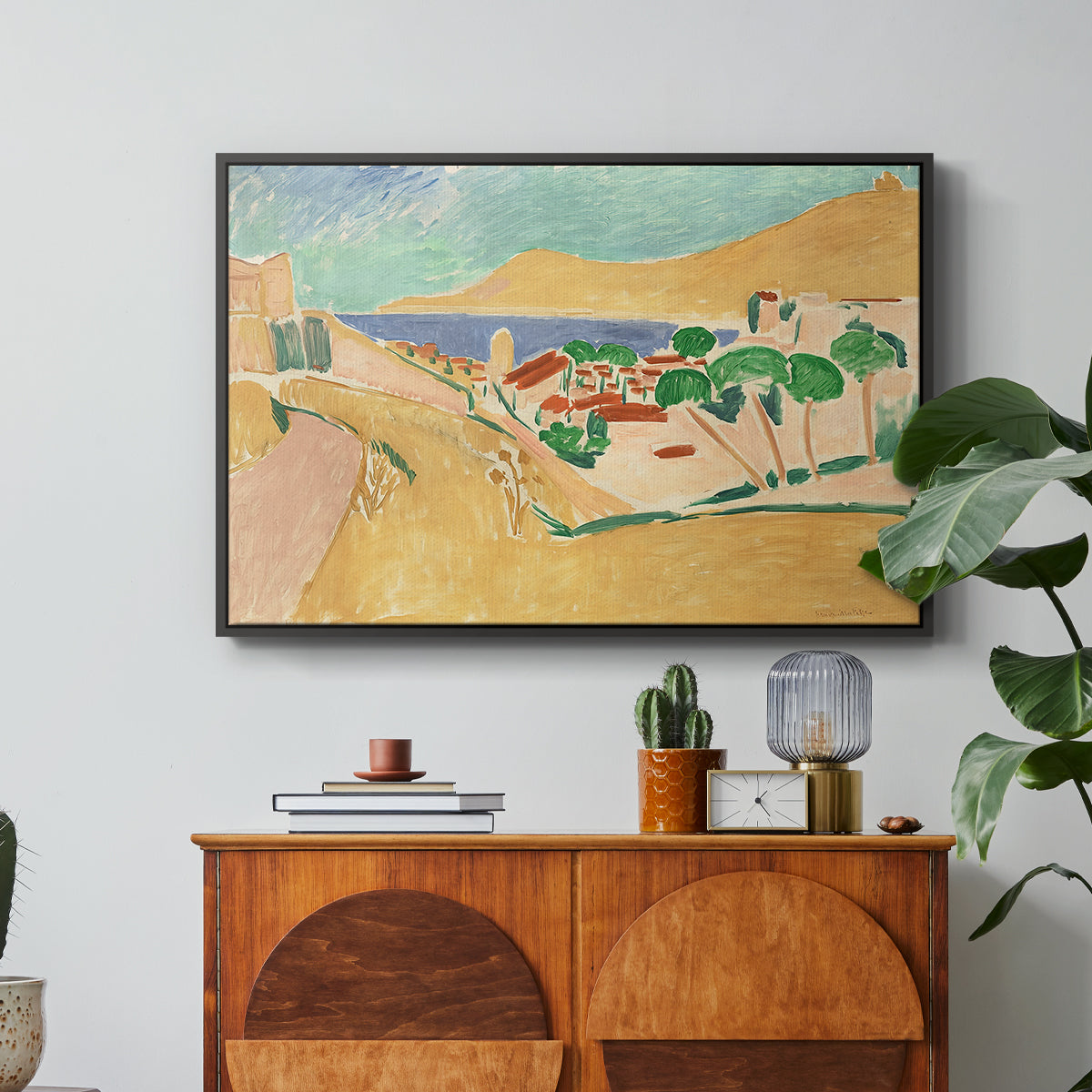 Collioure in August, c. 1911 - Floater Framed Canvas Print