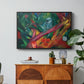 The Monkey, 1912 - Floater Framed Canvas Print