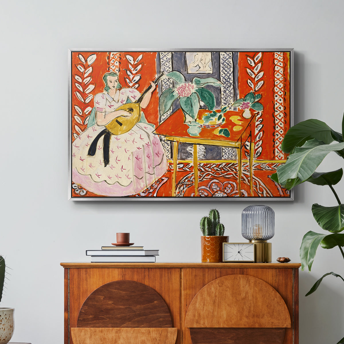 The Lute (Le luth), 1943 - Floater Framed Canvas Print