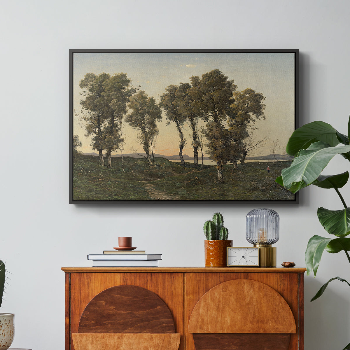 Autumn Evening, 1894 - Floater Framed Canvas Print