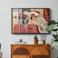 Woman with Anemones (Femme et anémones), c. 1920-1921 - Floater Framed Canvas Print