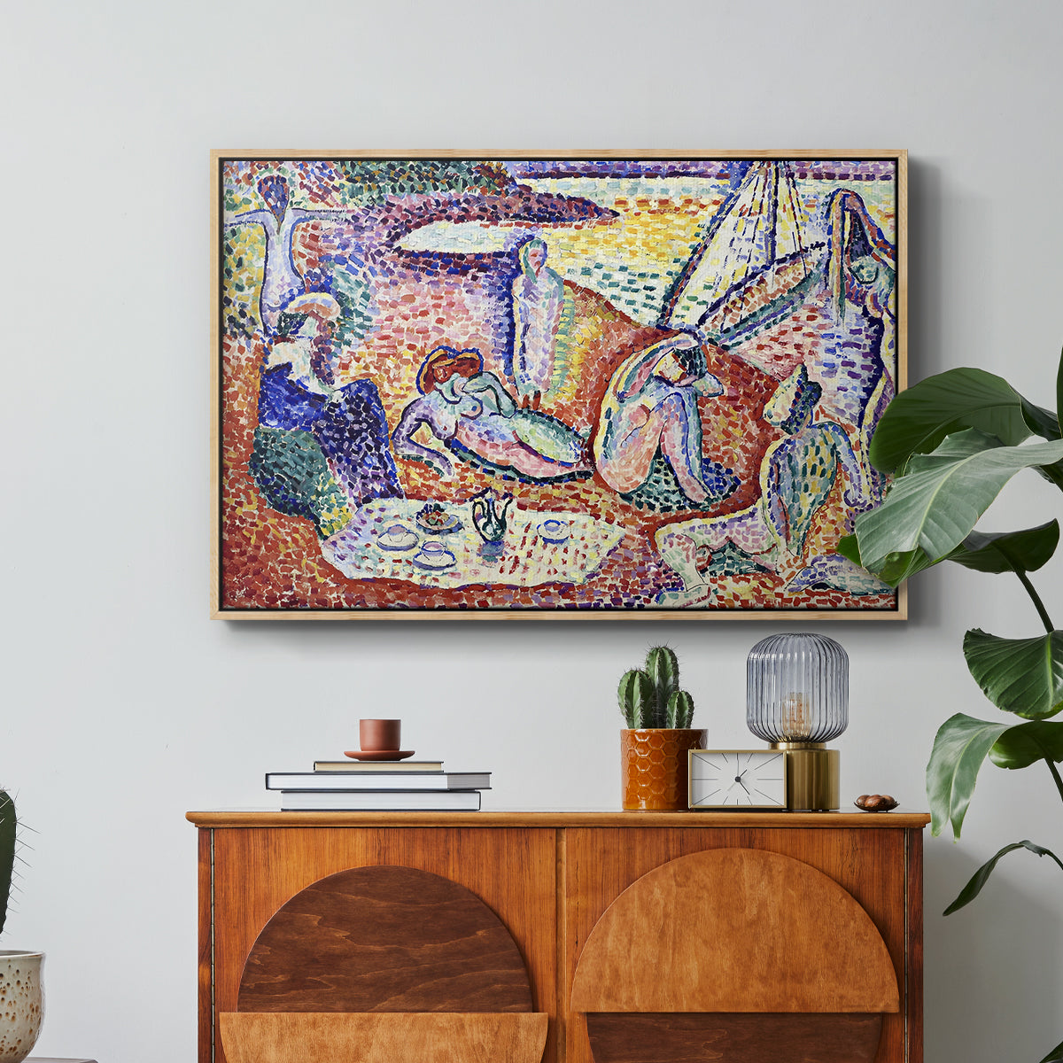 Luxe, Calme et Volupté, 1904 - Floater Framed Canvas Print
