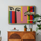Design for Cover of Exhibition Catalogue, 1951 - Floater Framed Canvas Print