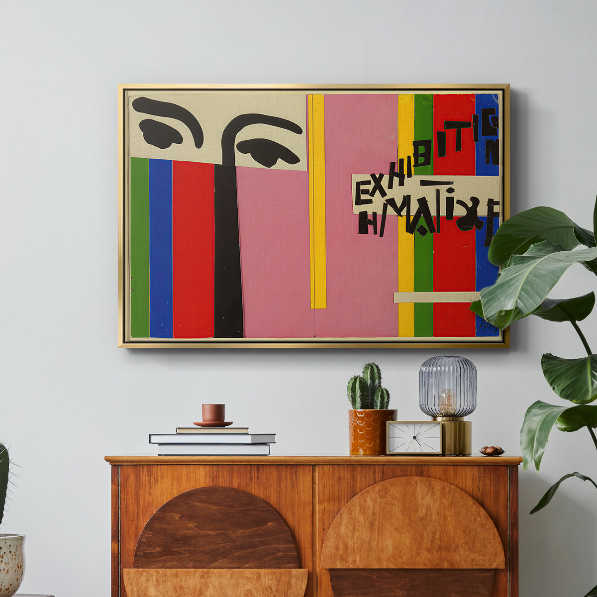 Design for Cover of Exhibition Catalogue, 1951 - Floater Framed Canvas Print