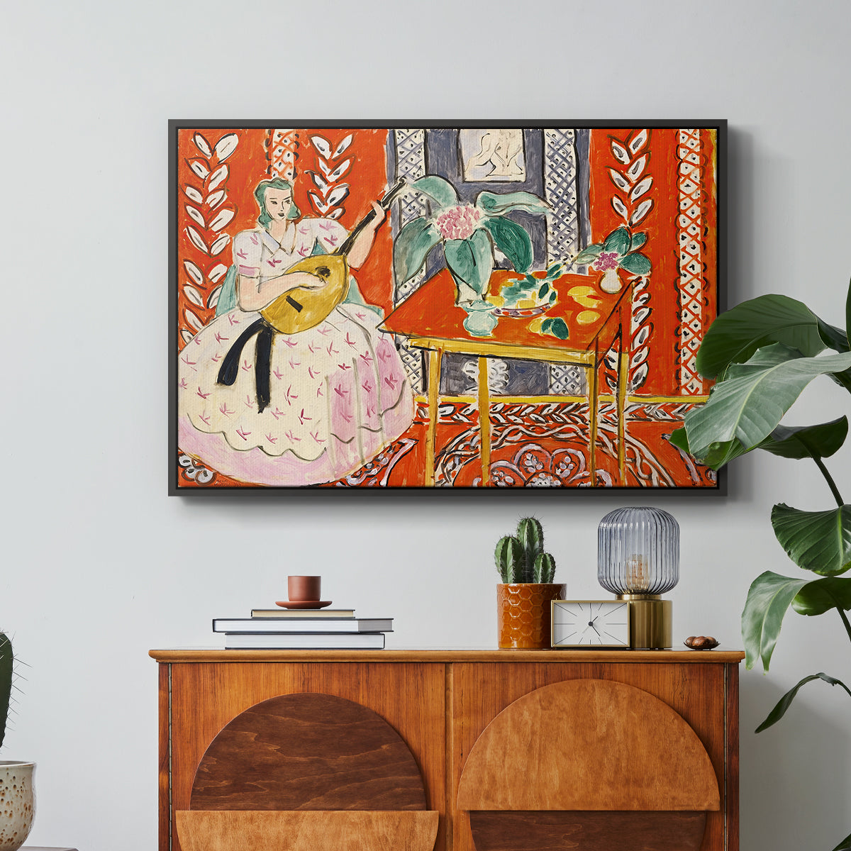 The Lute (Le luth), 1943 - Floater Framed Canvas Print
