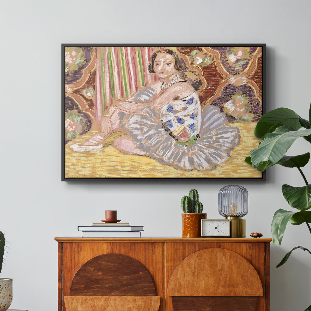 The Dancer (La danseuse), c. 1927 - Floater Framed Canvas Print