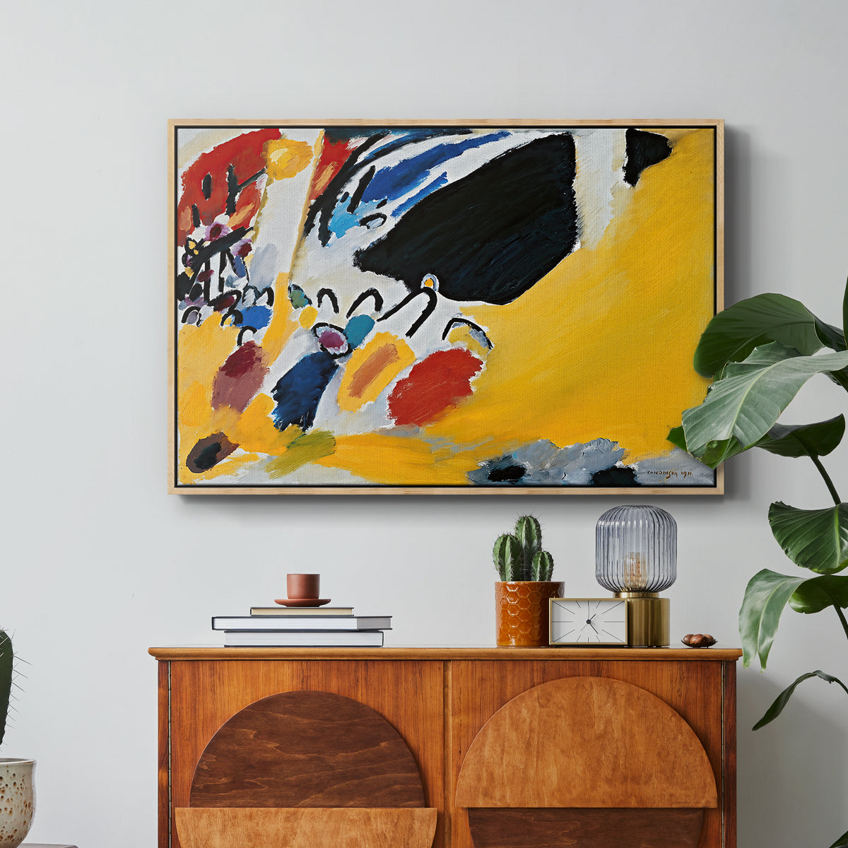 Impression III (Concert), 1911 - Floater Framed Canvas Print