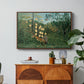 Fight Between a Tiger and a Buffalo, 1908 - Floater Framed Canvas Print