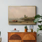 The Stranded Boat, 1863 - Floater Framed Canvas Print