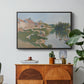Les Andelys, Côte d'Aval, 1886 - Floater Framed Canvas Print