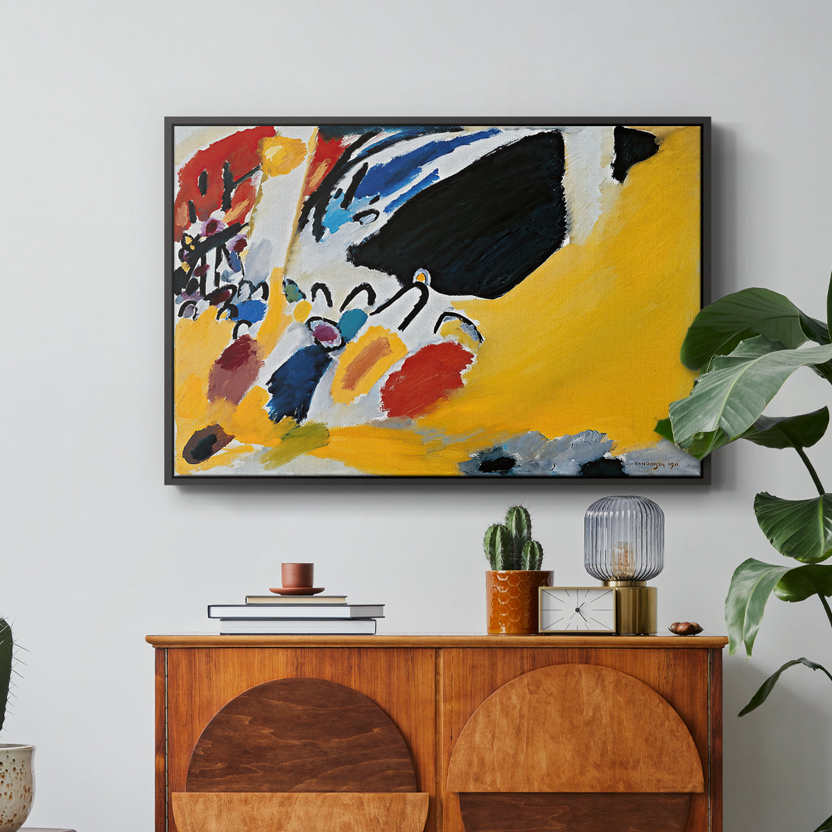 Impression III (Concert), 1911 - Floater Framed Canvas Print