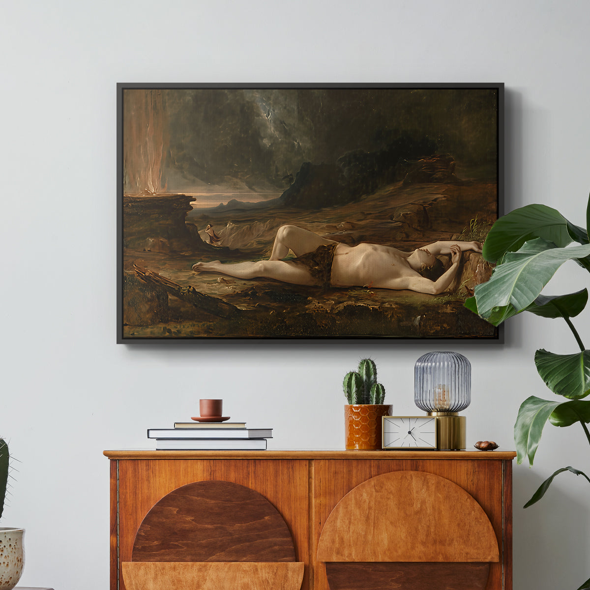 The Dead Abel, 1832 - Floater Framed Canvas Print