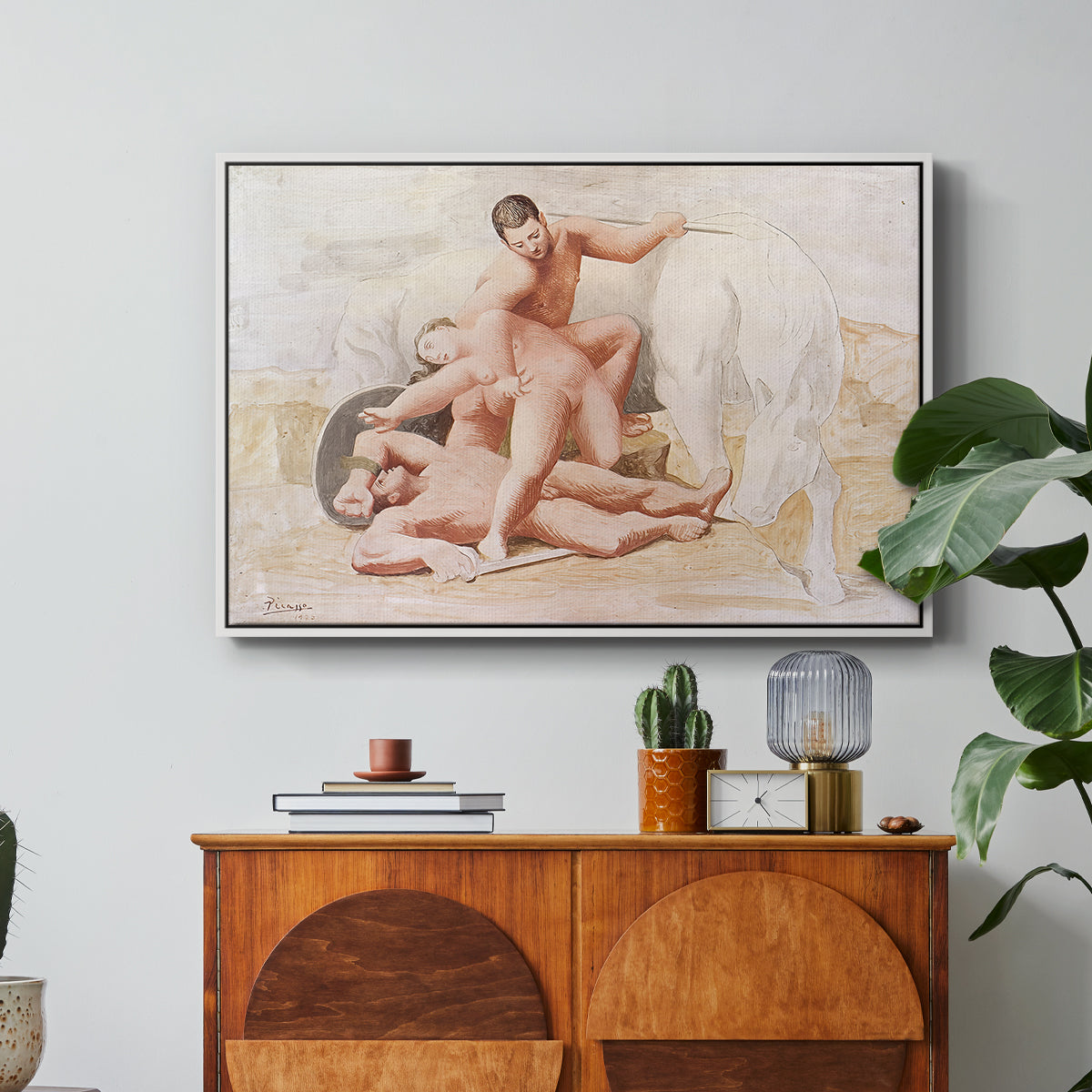 The Abduction, 1920 - Floater Framed Canvas Print