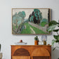 Landscape with Cypresses and Olive Trees near Nice, c. 1918 - Floater Framed Canvas Print