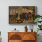 The Flight of Madeline and Porphyro, 1848 - Floater Framed Canvas Print
