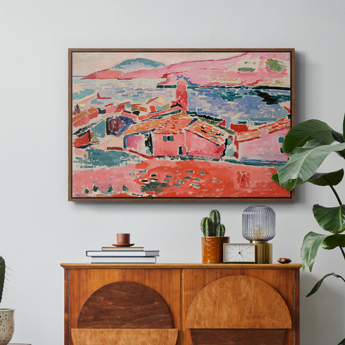 View of Collioure, 1905 - Floater Framed Canvas Print