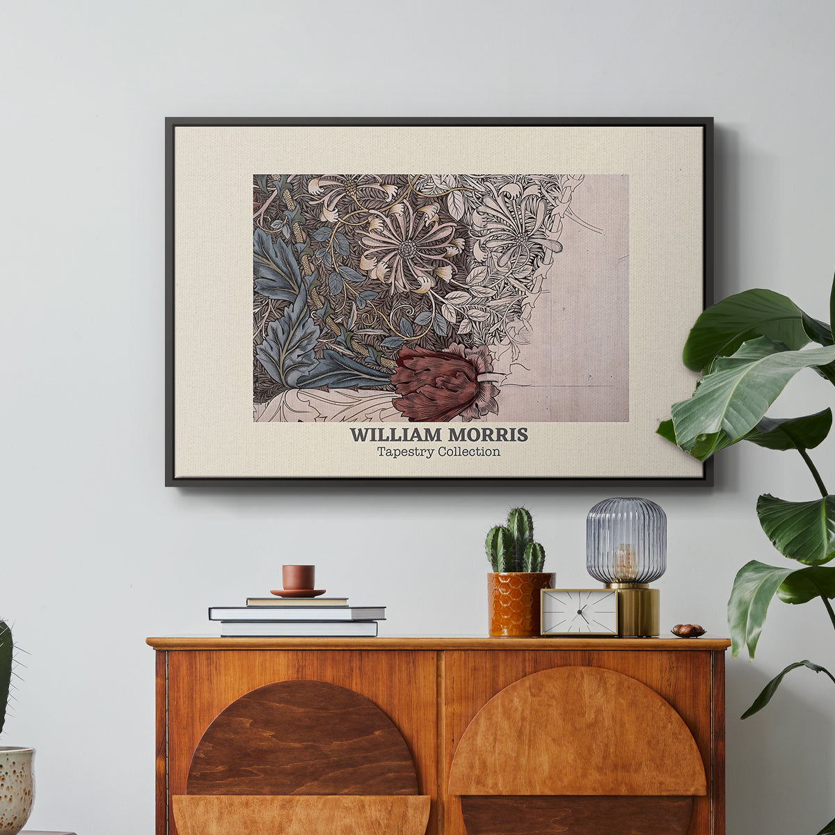 Honeysuckle (Tapestry Collection), 1874 - Floater Framed Canvas Print