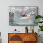 Fishing Boats, Key West, 1903 - Floater Framed Canvas Print