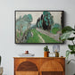 Landscape with Cypresses and Olive Trees near Nice, c. 1918 - Floater Framed Canvas Print