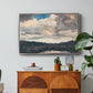 The Lone Boat, North Woods Club, Adirondacks, 1892 - Floater Framed Canvas Print