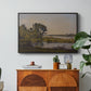 Landscape with a River, 1892 - Floater Framed Canvas Print