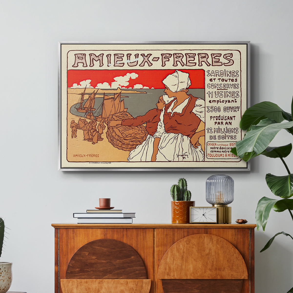 Amieux-Frères (Advertising Poster), 1899 - Floater Framed Canvas Print