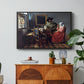 The Glass of Wine, c. 1660 - Floater Framed Canvas Print