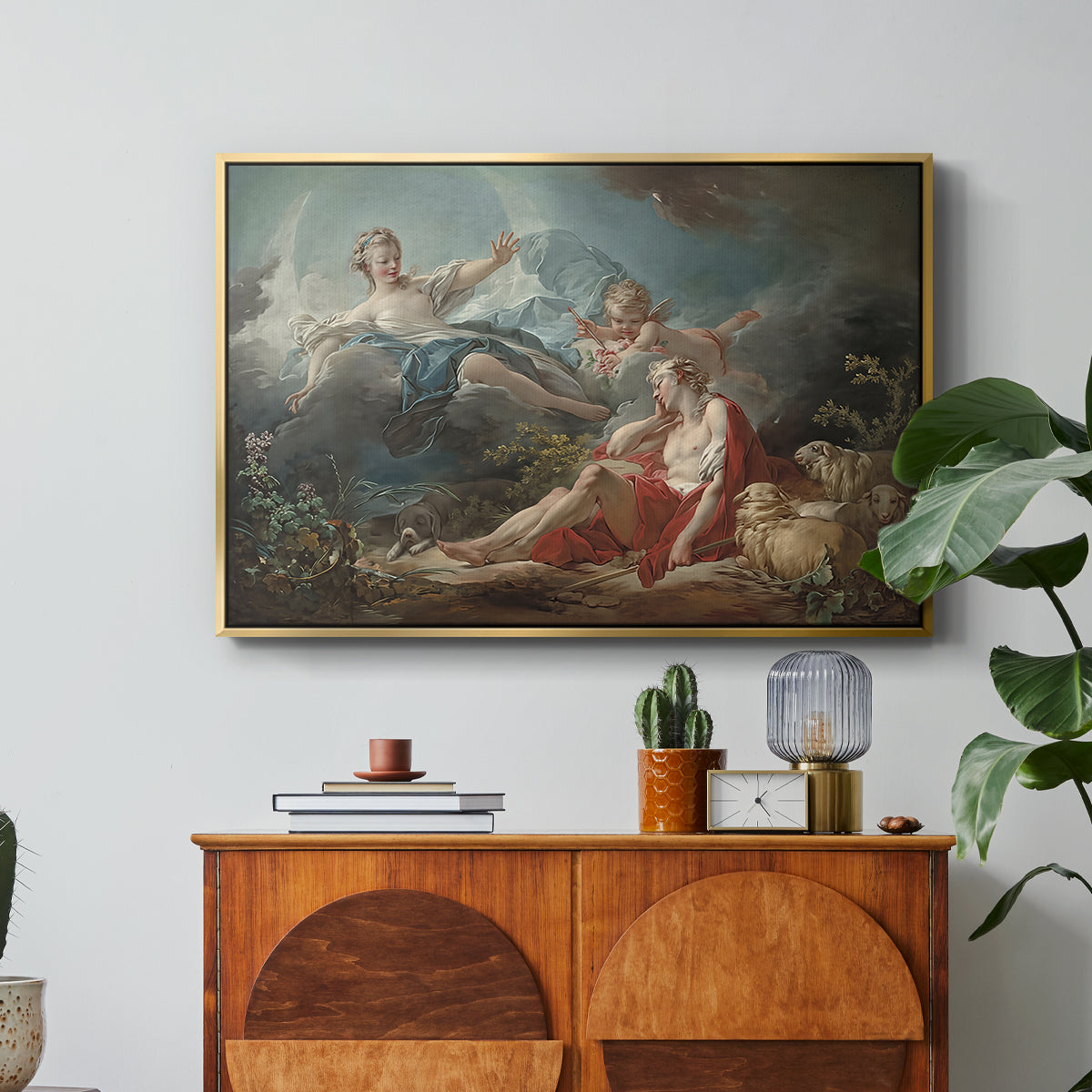 Diana and Endymion, c. 1753-1756 - Floater Framed Canvas Print