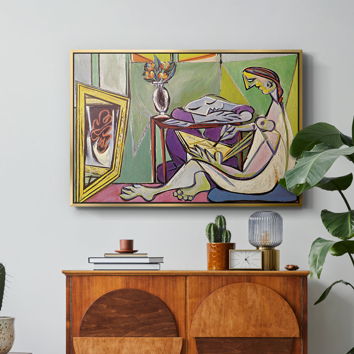 The Muse, 1935 - Floater Framed Canvas Print