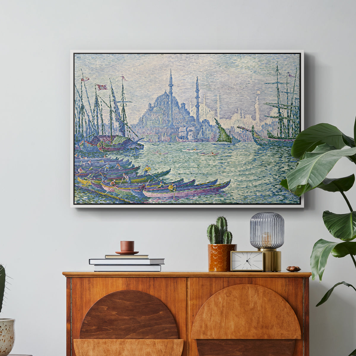 The Golden Horn, Minarets, 1907 - Floater Framed Canvas Print