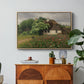 Farmhouse with Meadow Flowers, 1909 - Floater Framed Canvas Print