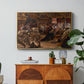 Ball of the Burning Men, 1889 - Floater Framed Canvas Print