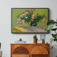 Vase with Oleanders and Books, 1888 - Floater Framed Canvas Print