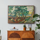 The Garden of Saint-Paul Hospital, 1889 - Floater Framed Canvas Print