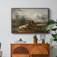 Two Horses on the Pasture, c. 1825 - Floater Framed Canvas Print