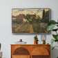 Garden of a Florist (The Flower Garden), 1864 - Floater Framed Canvas Print