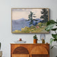 North Woods Club, Adirondacks, 1892 - Floater Framed Canvas Print
