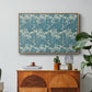 Tulip (Teal), 1875 - Floater Framed Canvas Print
