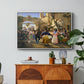 Romans Gathered for Merriment at an Osteria, 1839 - Floater Framed Canvas Print