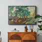 The Garden of Saint-Paul Hospital, 1889 - Floater Framed Canvas Print
