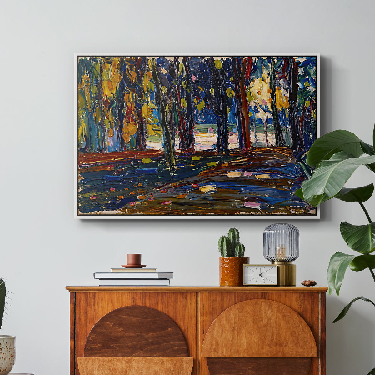 Autumn Study, 1908 - Floater Framed Canvas Print
