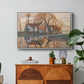 Farm near Duivendrecht, c. 1916 - Floater Framed Canvas Print