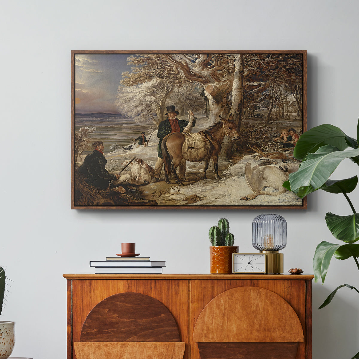 The Day's Sport, 1826 - Floater Framed Canvas Print