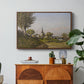 Village Landscape with Church, 1891 - Floater Framed Canvas Print