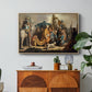 David with Goliath's Head in front of Saul, for Rembrandt, 1627 - Floater Framed Canvas Print