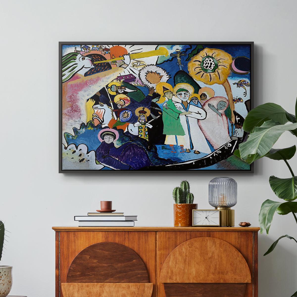 All Saints Day I, 1911 - Floater Framed Canvas Print