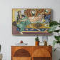 Odalisques Playing Checkers (Odalisques jouant aux dames), 1928 - Floater Framed Canvas Print