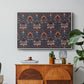 Snakeshead (Printed Textile), c. 1876 - Floater Framed Canvas Print